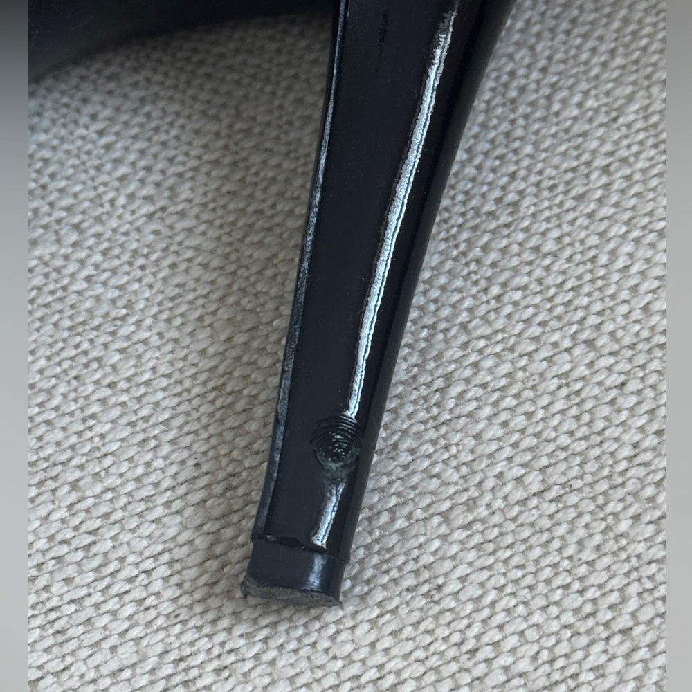 Lauren Ralph Lauren Black Patent Strappy Heels - Picture 6 of 8
